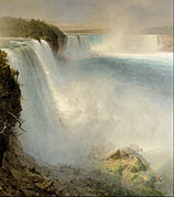 Niagara Falls, desde el lado estadounidense, de Frederic Edwin Church