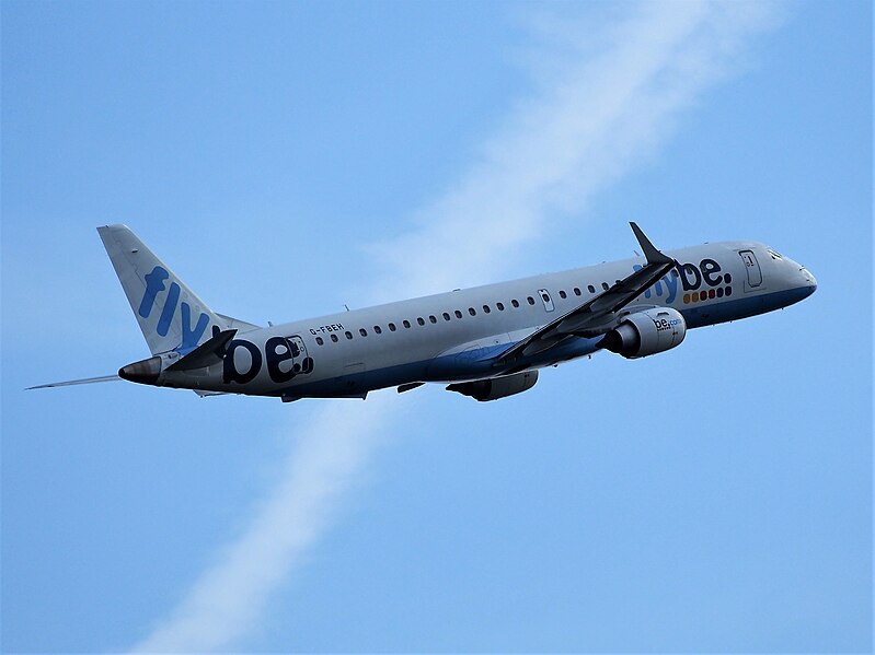 File:G-FBEH Flybe Embraer ERJ-195LR (ERJ-190-200 LR) at Schiphol (AMS - EHAM), The Netherlands pic2.JPG