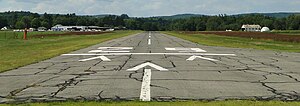 Runway View of Walter J. Koladza Airport