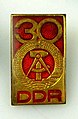 Abzeichen zum 30. Jahrestag der DDR