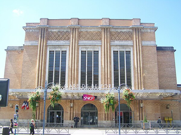 SNCF station of Belfort-Ville