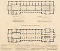 Grundrisse Obergeschoss und Erdgeschoss (Planung um 1870) [bereits im Artikel]