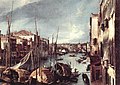 Giovanni Antonio Canal, il Canaletto - The Grand Canal with the Rialto Bridge in the Background (detail) - WGA03850.jpg