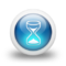 Glossy 3d blue hourglass.png