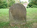 Graves in the churchyard around the Church of John the Baptist in Erith.