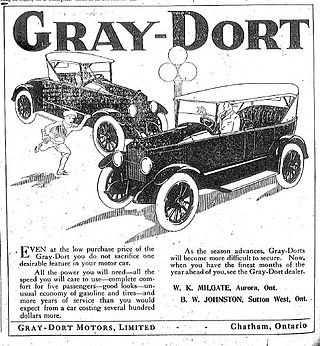 <span class="mw-page-title-main">Gray–Dort Motors</span>