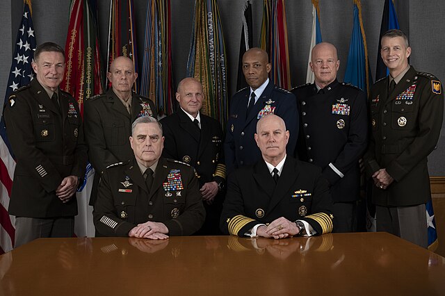 The Joint Chiefs of Staff in March 2022.