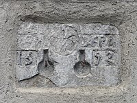 Relief du portail daté 1594