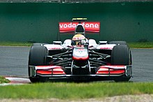 Lewis Hamilton started the race from eleventh position Hamilton Australia 2010 (cropped).jpg