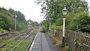 Hammersmith railway station, Midland Railway, Derbyshire. View towards Butterley.jpg