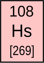 Миниатюра для Файл:Hassium (periodic table cell).svg