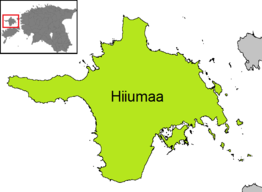 Kaart van Hiiumaa