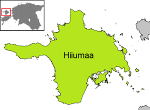 Hiiumaa: Kommuner, Tidigare kommuner, Orter