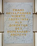 Franz Grillparzer – Gedenktafel