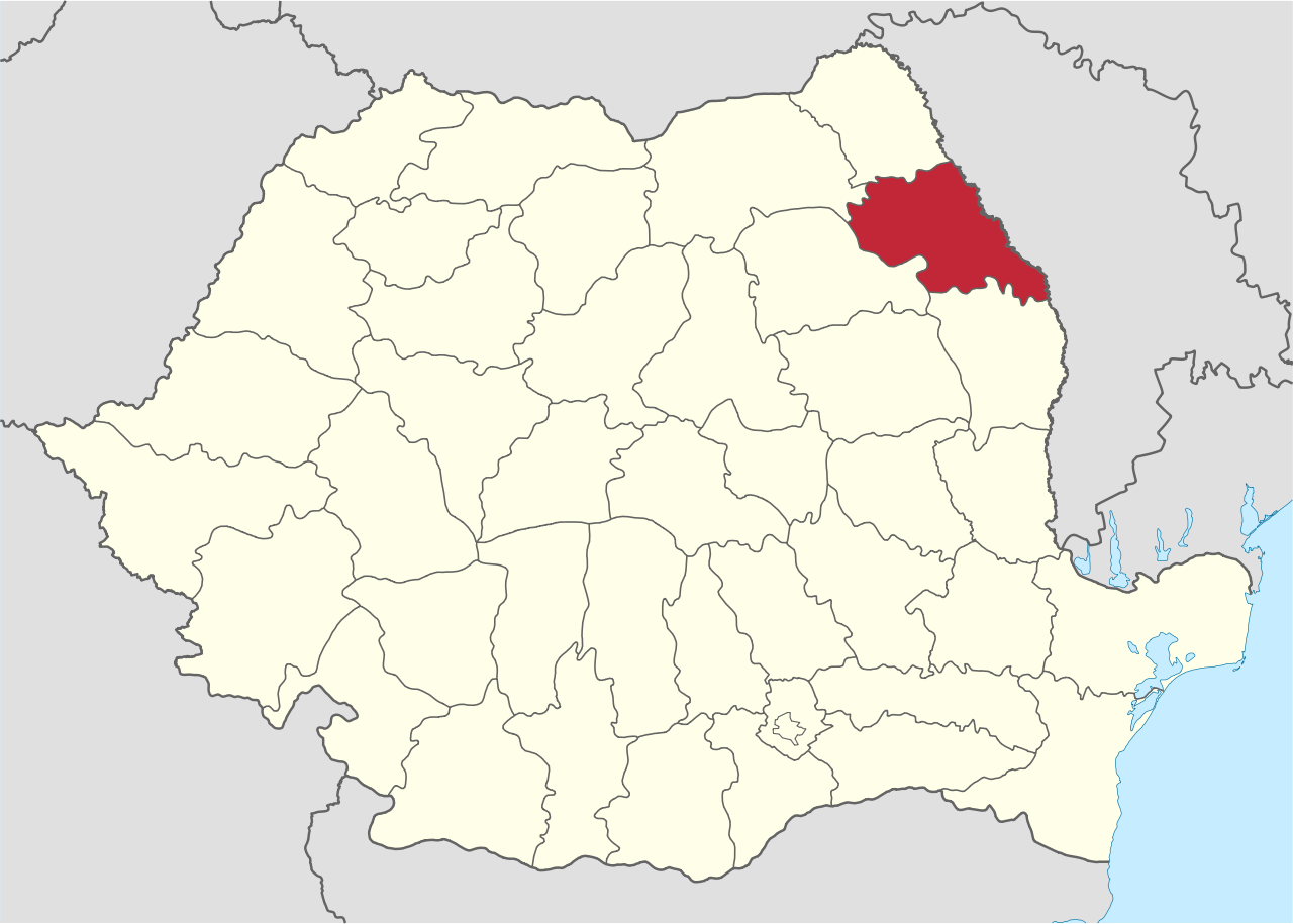 Distretto di Iași – Localizzazione