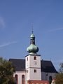Zwiebelturm der Kirche St. Stephan in Illingen (Saar)