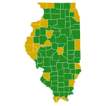 Illinois Democratic Presidential Primary Election Results by County, 2016.svg