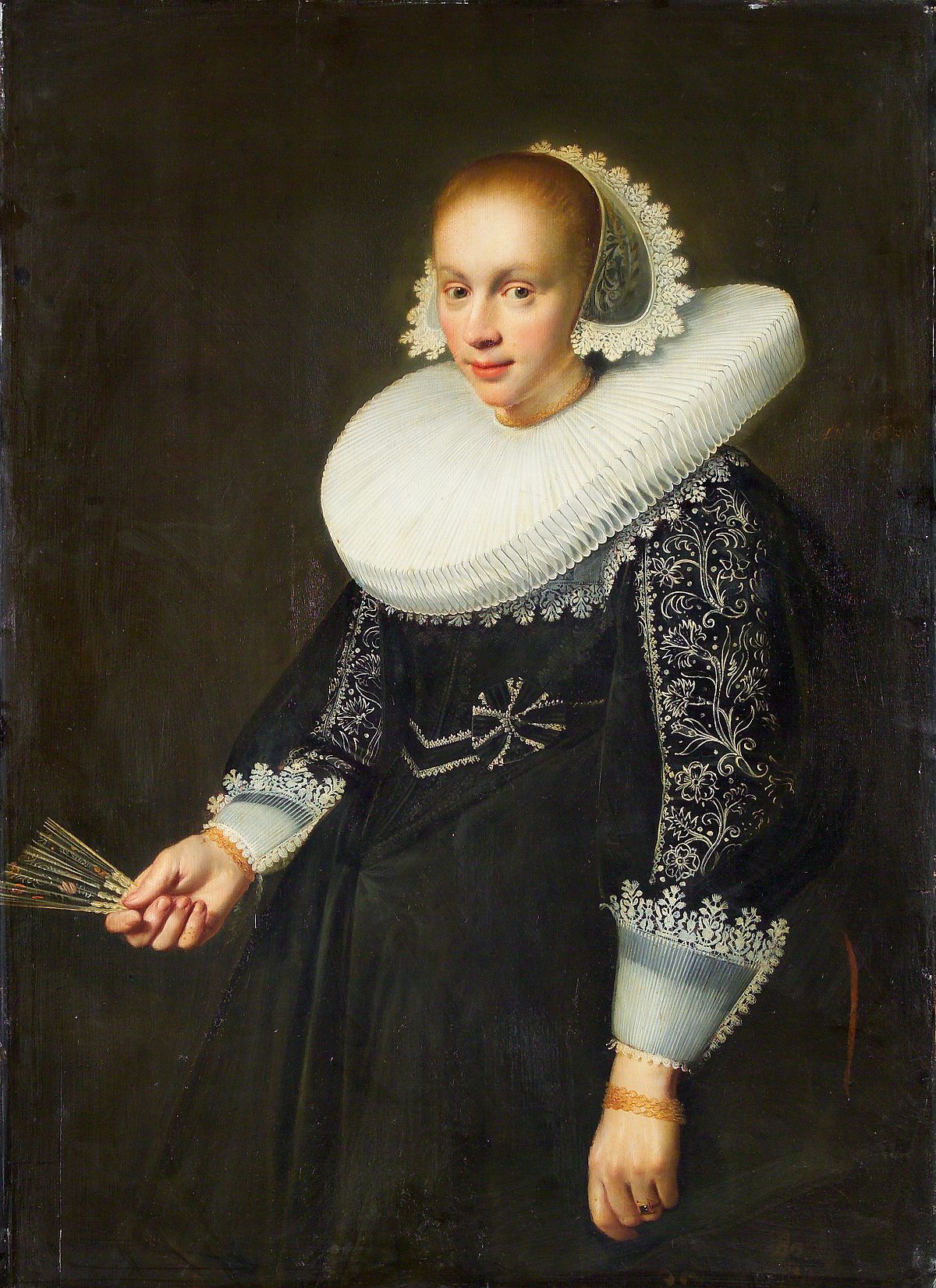 Portrait of a Lady with a Fan -