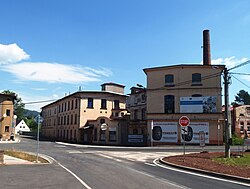 Fabrik an der Hauptkreuzung