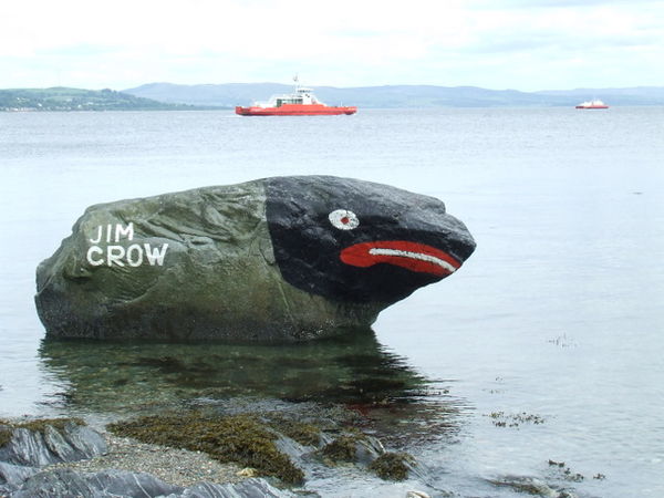 Jim Crow rock, Hunters Quay (pre 2021)