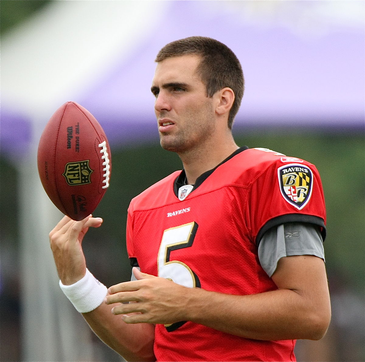 joe flacco practice jersey