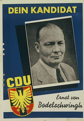 <span class="mw-page-title-main">Ernst von Bodelschwingh (politician)</span> German politician (1906–1993)