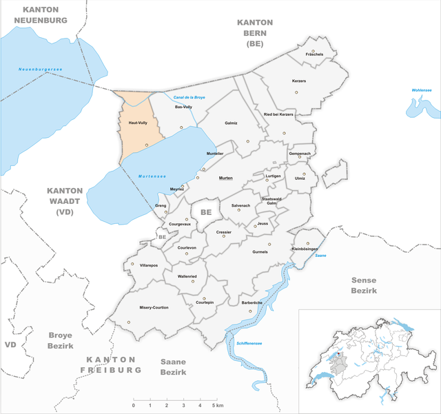 Haut-Vully - Localizazion