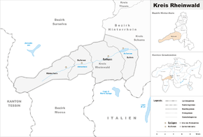 Map of Rheinwald