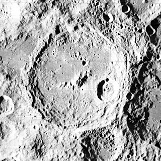 <span class="mw-page-title-main">Keeler (lunar crater)</span> Crater on the Moon