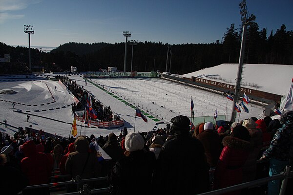 The Alexander Filipenko Winter Sport Center in Khanty-Mansiysk