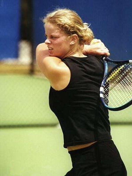 Kim Clijsters the Women's singles champion of the 2010 Sony Ericsson Open