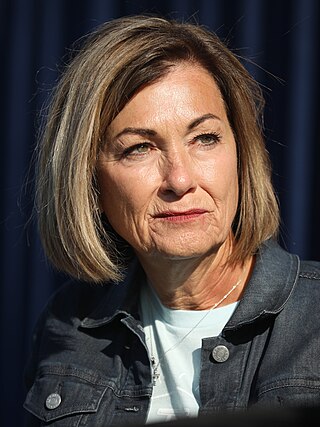 <span class="mw-page-title-main">Kim Reynolds</span> 43rd governor of Iowa since 2017