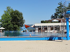 Kochel am See Ort - Trimini-Schwimmbad, Außenbecken