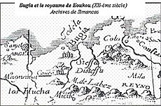 Ancienne carte des royaumes de Koukou et de Beni Abbès