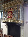 Coat of arms of the republic of the united Netherlands (after 1665). Fireplace of the Kruithuis (Delft).