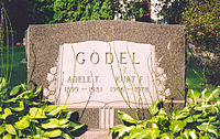 Gravestone of Kurt and Adele Gödel in the Princeton, N.J., cemetery (Source: Wikimedia)