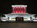 Ho Chi Minh-mausoleet i Hanoi, Vietnam