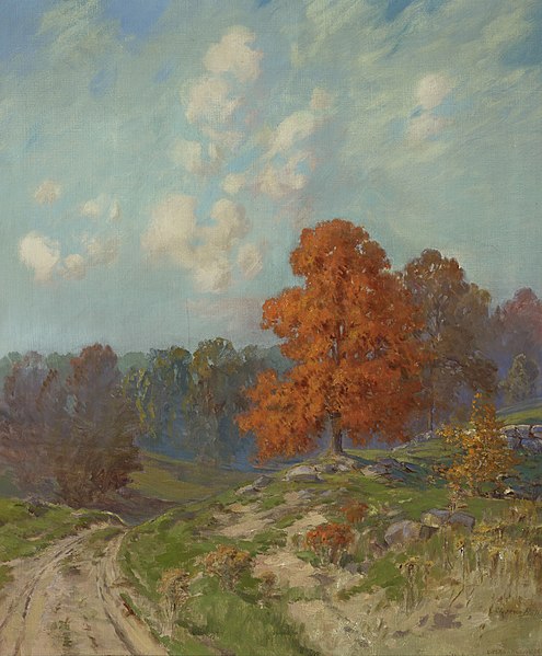 File:L. Clarence Ball - The Red Maple - 1987.264 - Indianapolis Museum of Art.jpg