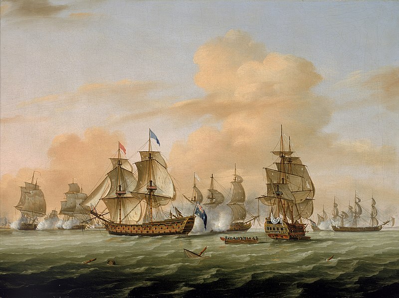 File:La bataille de Lagos en 1759 vue par le peintre Thomas Luny.jpg