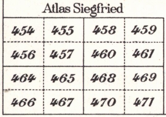 File:Landeskarte 1-50000 ein Blatt - Siegfriedkarte 1-25000 sechzehn Blätter (from Swisstopo LT LK 262S 1950).tiff