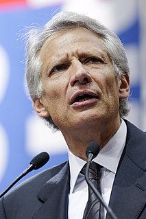 <span class="mw-page-title-main">Dominique de Villepin</span> 95th Prime Minister of France
