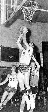 OD Hall of Famer Leo Anthony (#5) in a game c. 1961 Leo anthony olddominion game.jpg