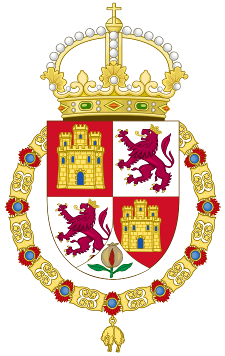 ไฟล์:Lesser_Royal_Coat_of_Arms_of_Spanish_Monarch_(1580-c.1668).svg