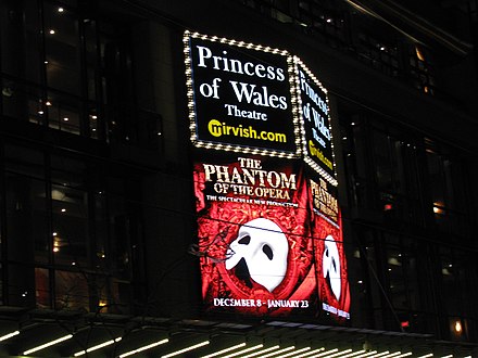 The Phantom of the Opera at the Princess of Wales Theatre, Toronto