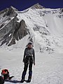 Lina Quesada campo 1 del Gasherbrum 2 8.035 mts., Karakorum, Pakistán, cumbre 24 julio 2006.jpg