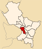 Location of the province Paruro in Cusco.svg