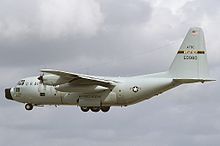 WC-130H Hercules in flight