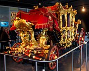 An ornate coach