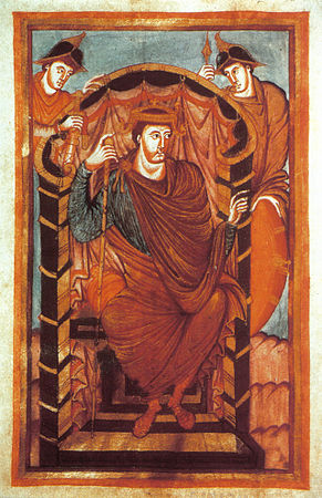 King Lothar I of the Carolingian Empire.