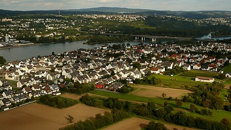 Luftbild Sankt Sebastian Rhein